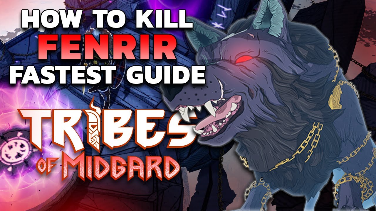 HOW TO KILL FENRIR IN TRIBES OF MIDGARD! FASTEST SOLO FENRIR  BOSS KILL GUIDE - TRIBES OF MIDGARD