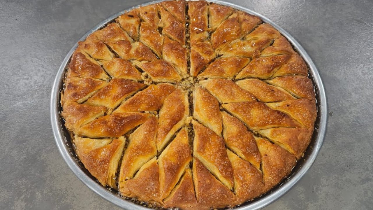 Sherbetosja e bakllavasë / Ja masat e duhura të sherbetit në raport me përbërësit