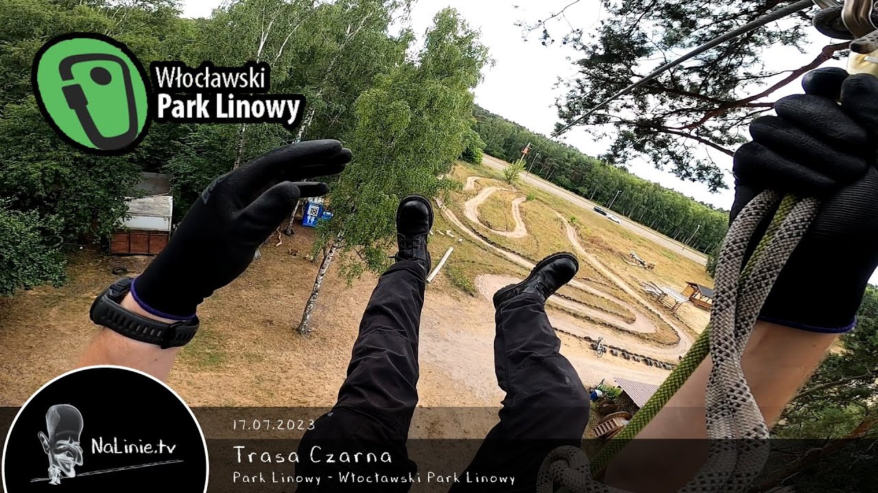 Park Linowy 152 - Włocławski Park Linowy - Trasa Czarna 17.07.2023