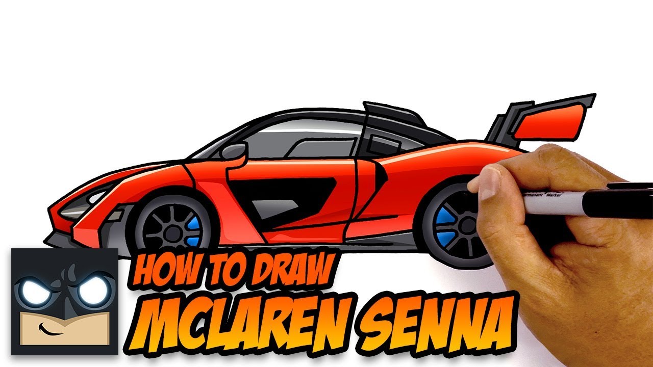 Как нарисовать McLaren Сенна