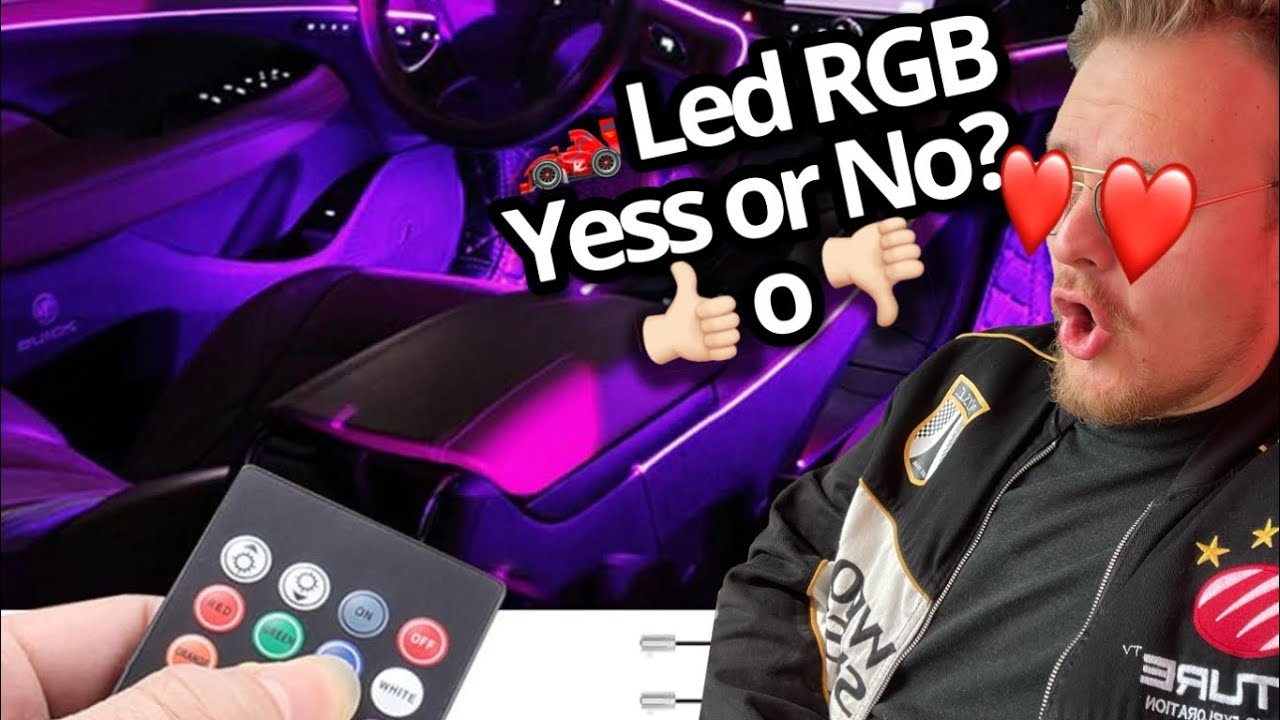 🏎️ MONTO 20€ di Led RGB in MACCHINA E GUADAGNO 5 CV di potenza! 🚔