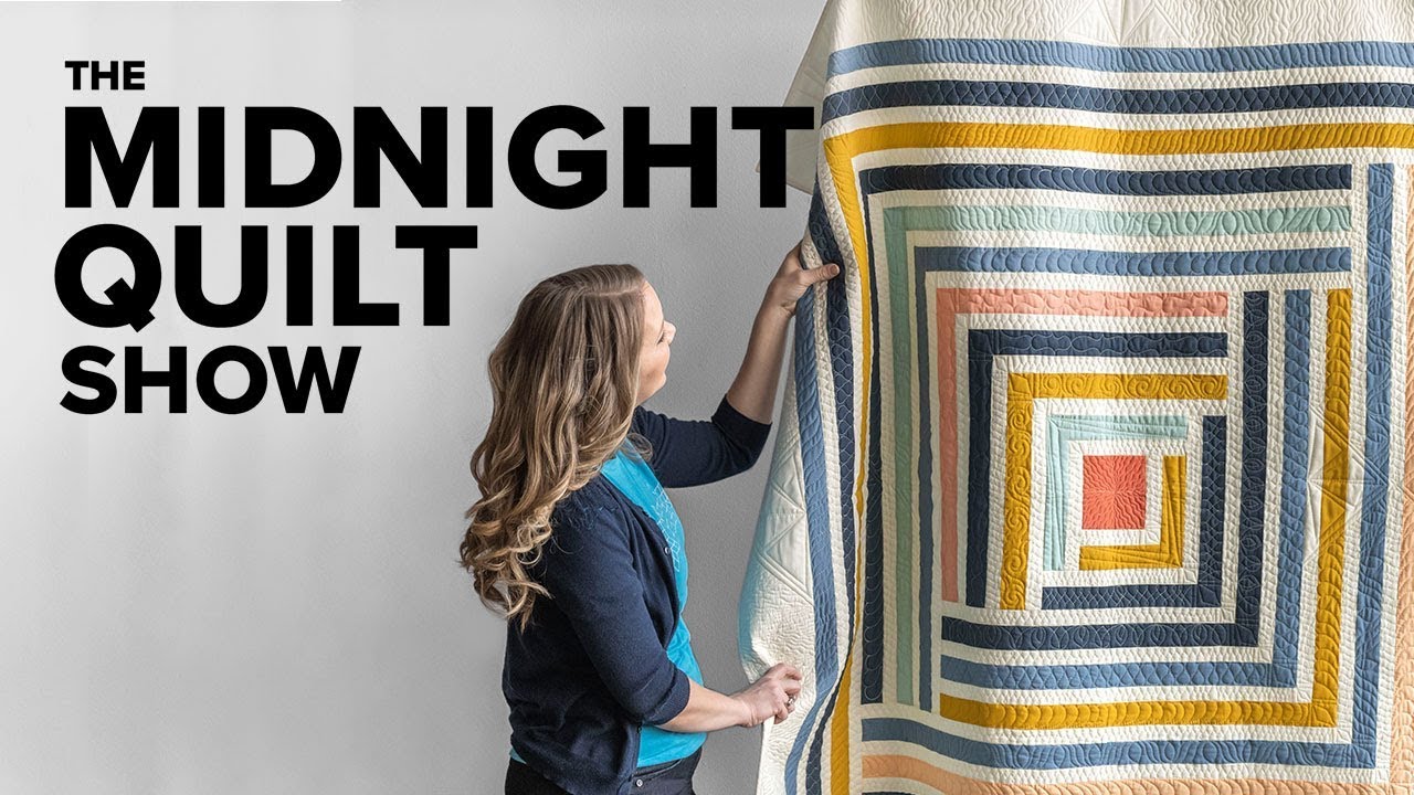 The Cozy Campfire Quilt, a Modern Log Cabin Designed by Suzy Williams