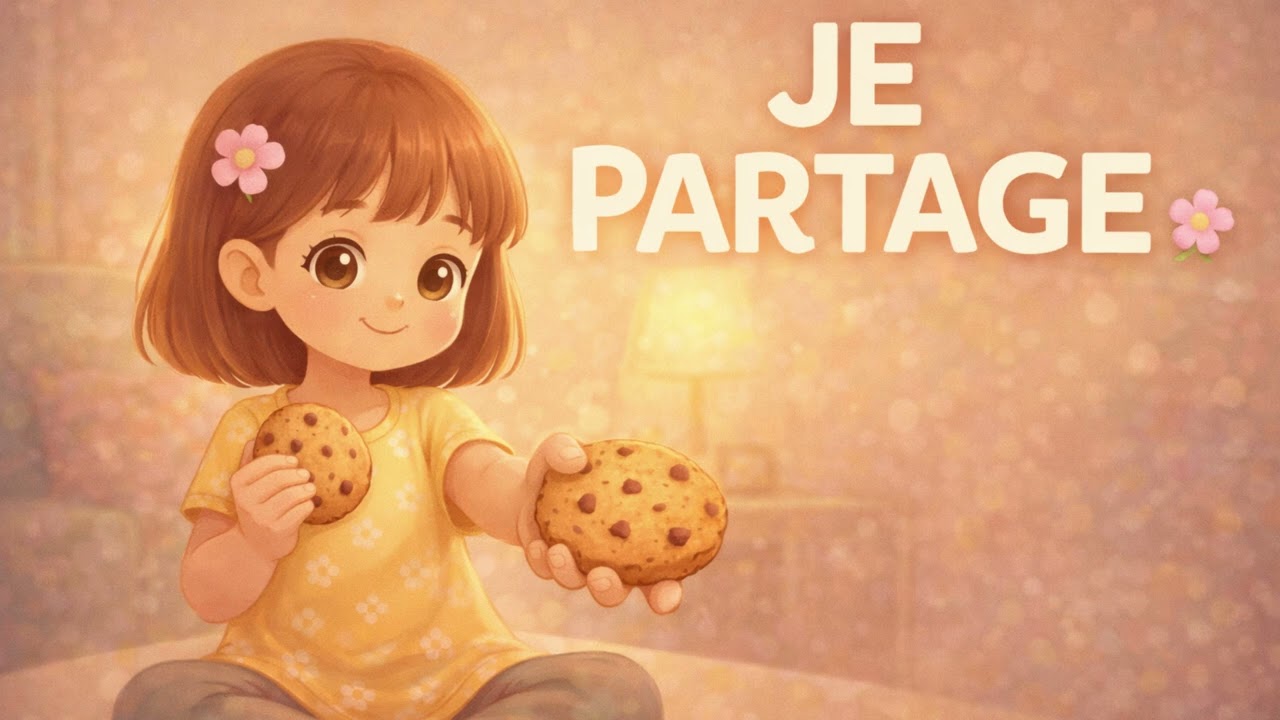 Je partage avec Lila | Comptine douce pour enfants | Un pour toi, un pour moi