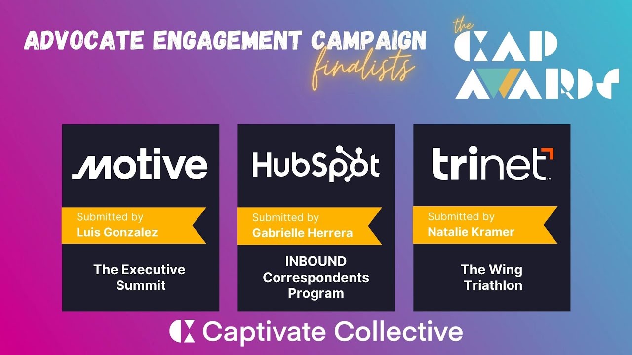 Key Drivers of Campaign Success - Advice from the Engagement Campaign CAP Awards 2025  Finalists