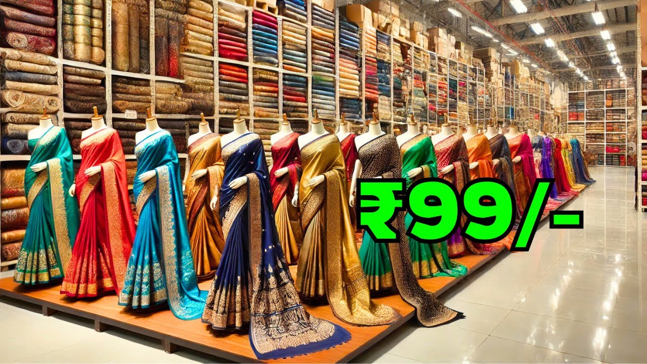 Why Don’t You Own This Beautiful Saree? | Surat Saree Wholesale Market | Top Saree Manufacturer