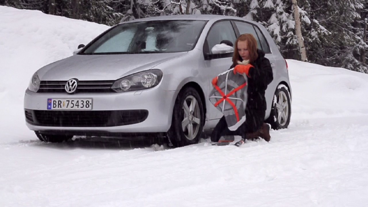 Autosock - tekstylne łańcuchy śniegowe, prezentacja