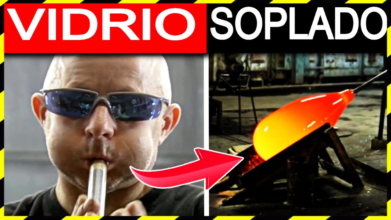 Como se HACE el VIDRIO SOPLADO artesanal✅ Así se hace el VIDRIO con ARENA paso a paso