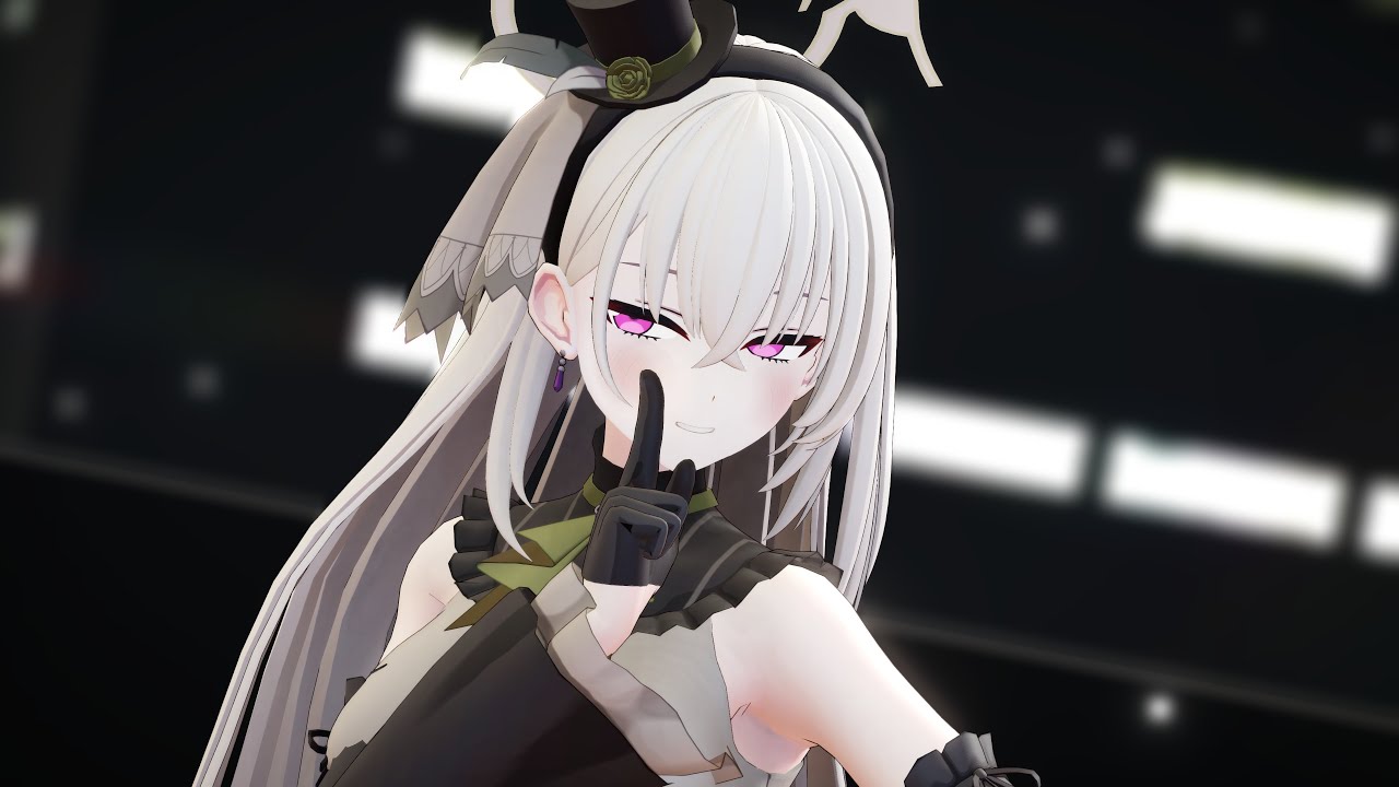 【MMD】『シンデレラ/Cinderella』アイドル 歌住サクラコ Idol UtazumiSakurako 歌住櫻子 【ブルーアーカイブ/Blue Archive/蔚藍檔案】2160p 4K