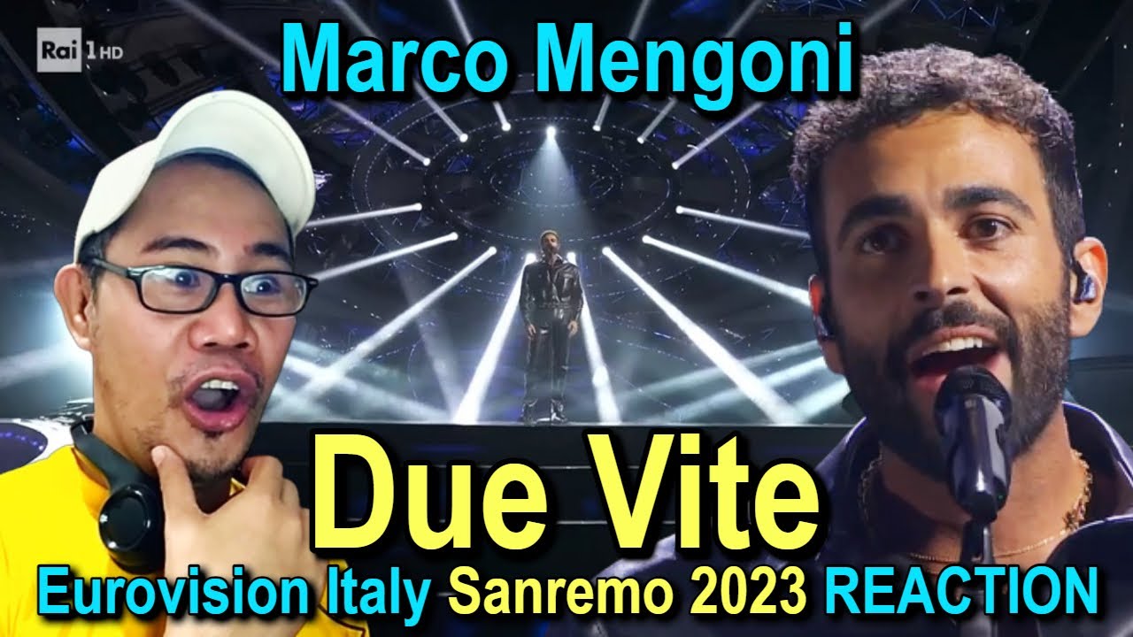 Marco Mengoni - Due Vite - Sanremo 2023 REACTION