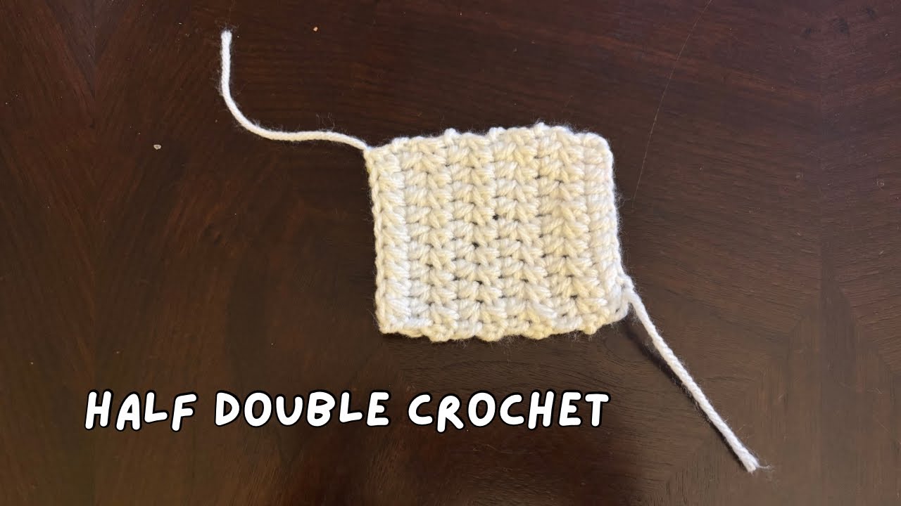 How to Half Double Crochet /// Crochet Stitch Catalog 02