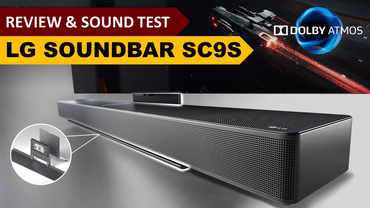 LG SC9S Unboxing - Install - Review & Sound Test LG Soundbar Dolby Atmos