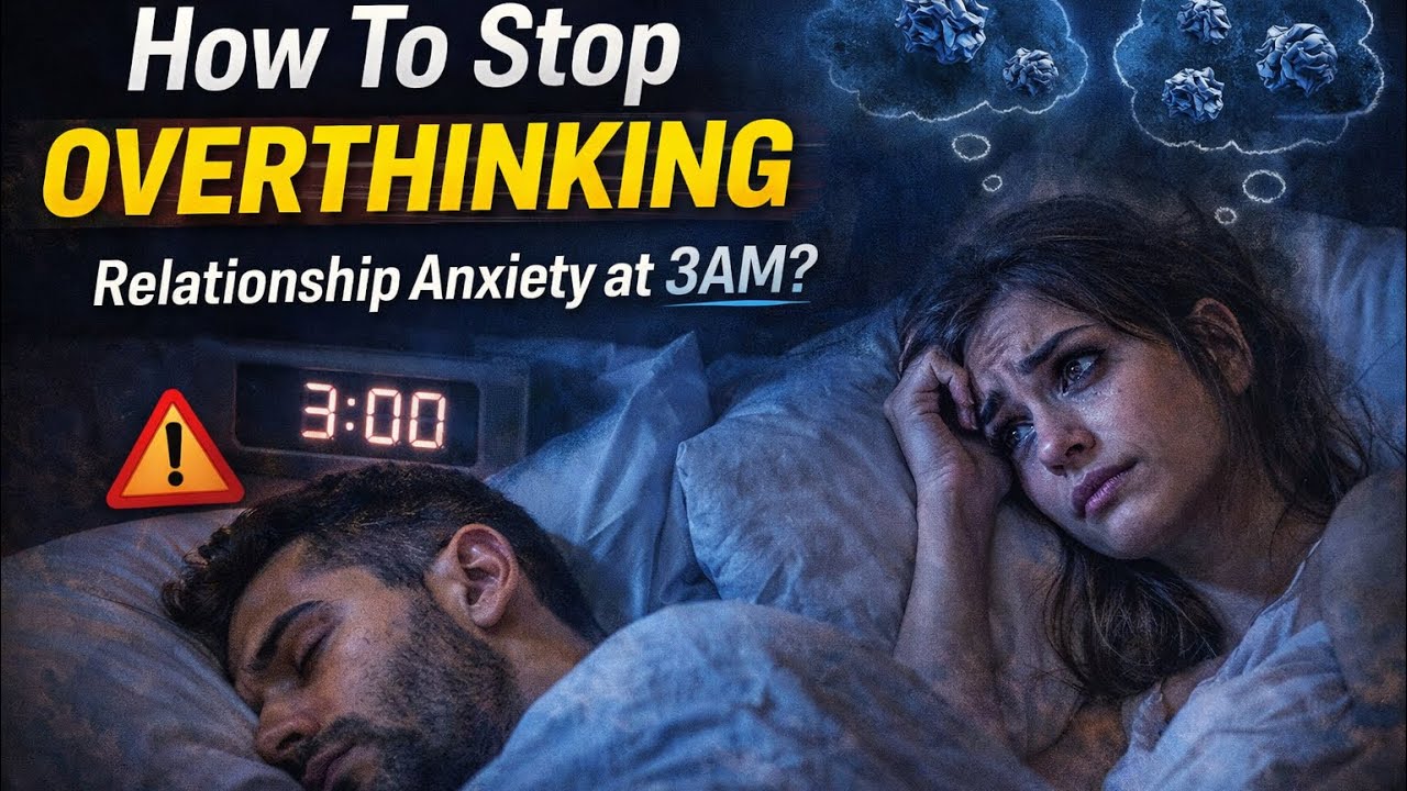 How To Stop Overthinking | Relationship Anxiety at 3am ?