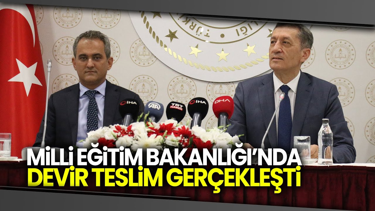 Mahmut Özer Milli Eğitim Bakanlığı Görevini, Ziya Selçuk’tan Devraldı