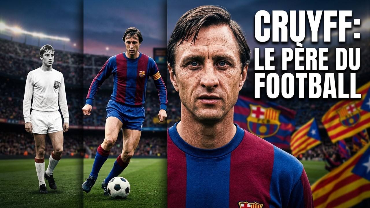“Johan Cruyff : Pére de FC Barcelone et Tiki-Taka | Documentaire Complet”