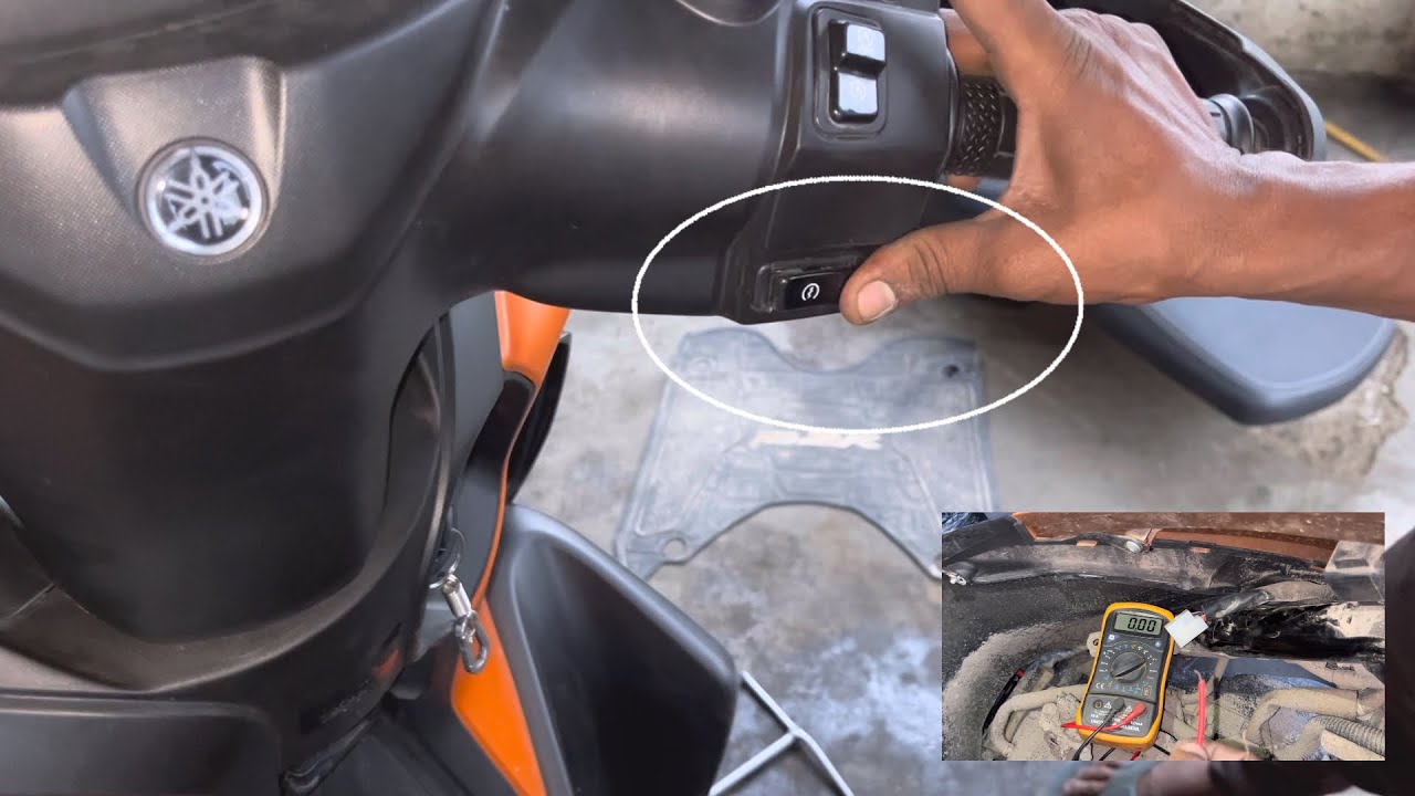 Yamaha Ray125 E20 Scooter Self Starting Problem _ Bs6 Bike Engine Check Light Problem _ qasim auto