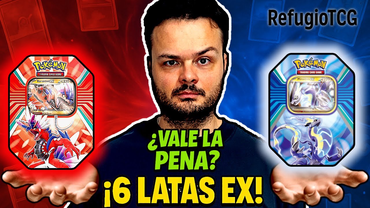 ¡Apertura de 6 latas de KORAIDON EX y MIRAIDON EX! ¿Vale la pena esta producto TCG?