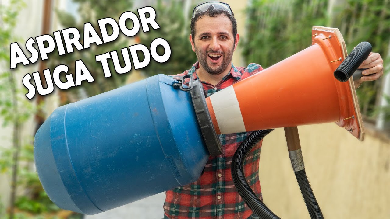 Faça um aspirador turbinado com cone de rua
