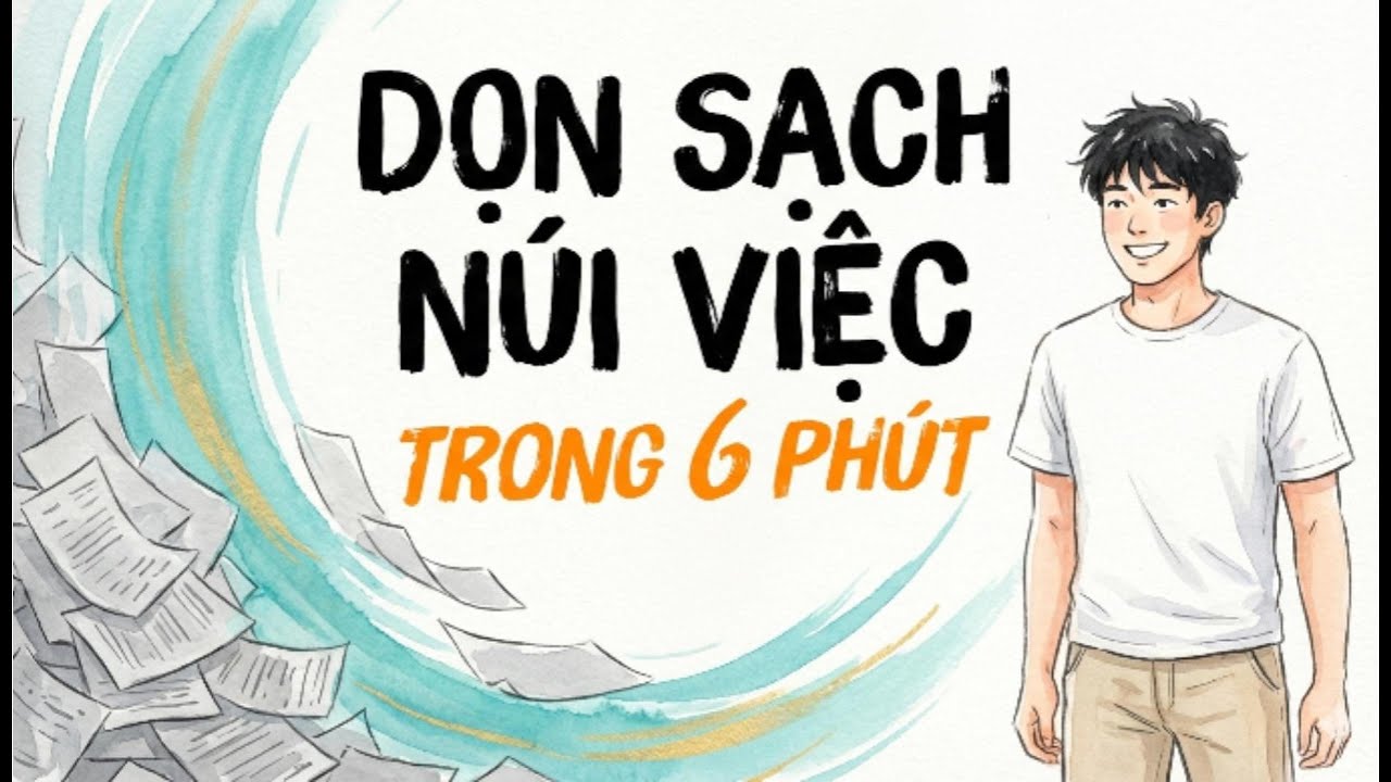 BÍ QUYẾT dọn sạch mọi NÚI VIỆC trong 6 phút #ABetterMe #PhatTrienBanThan #kynang