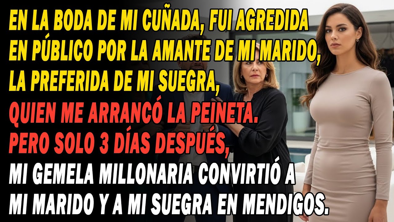 La Amante De Mi Marido Me Agarró Del Pelo En La Boda De Mi Cuñada💔... Mi Suegra Solo Se Quedó😏....
