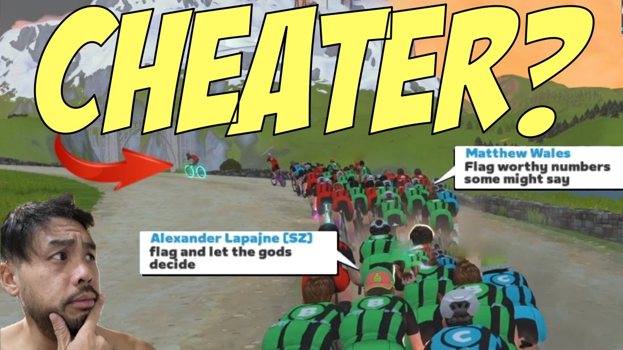 CHEATER Destroys the Zwift Race!