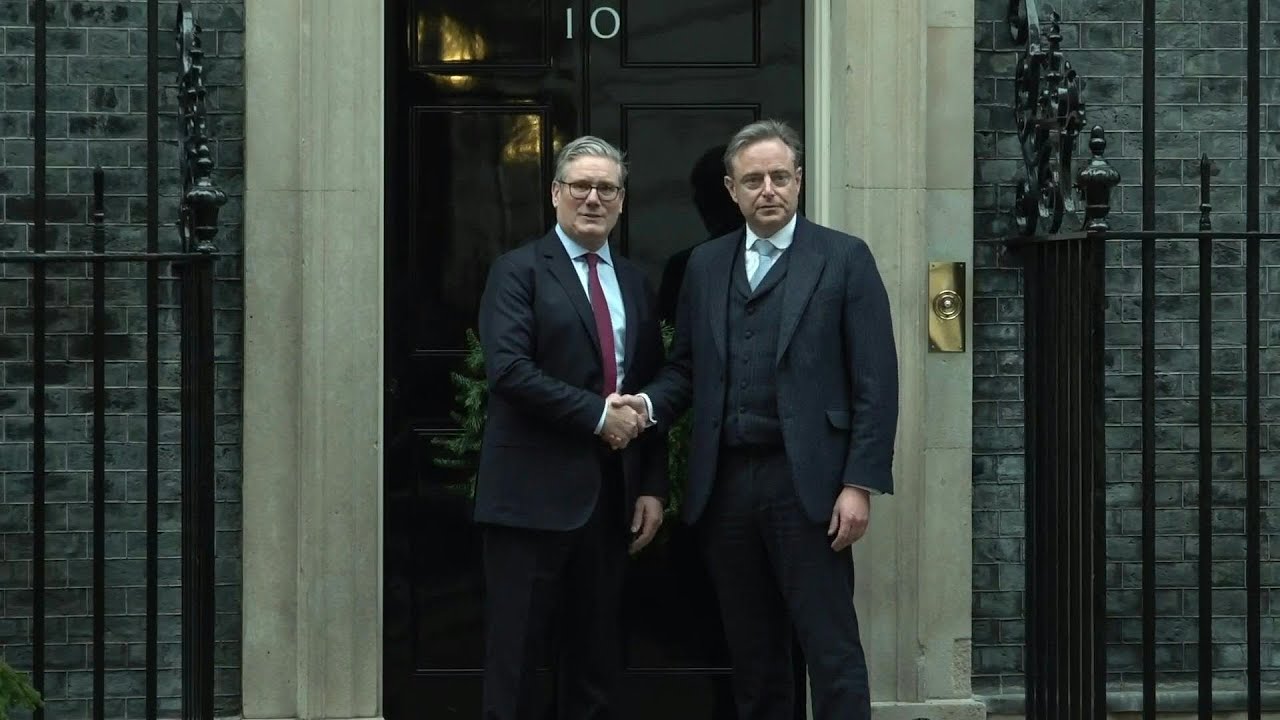 Belgian Prime Minister welcomed to 10 Downing Street | AFP