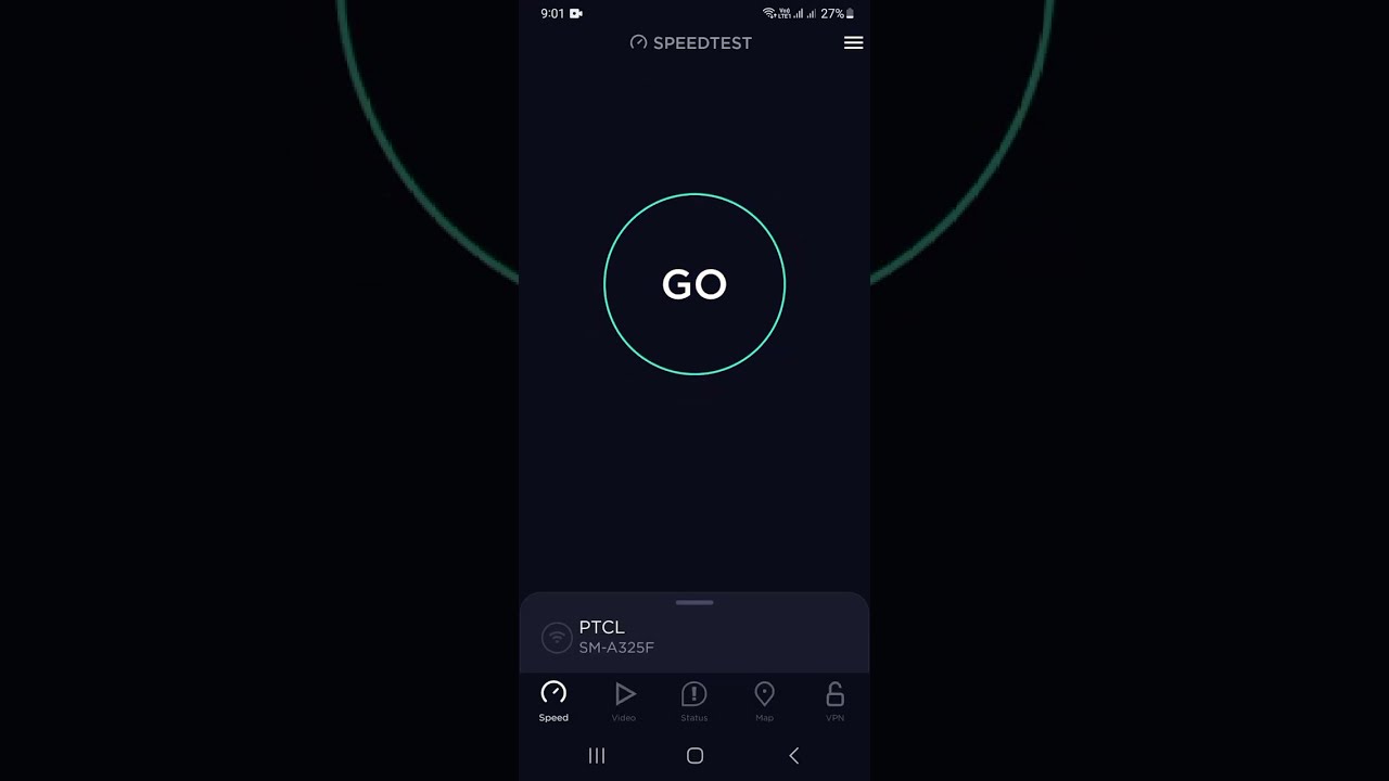 PTCL 50 mbps Fiber Optic Connection SPEED Test