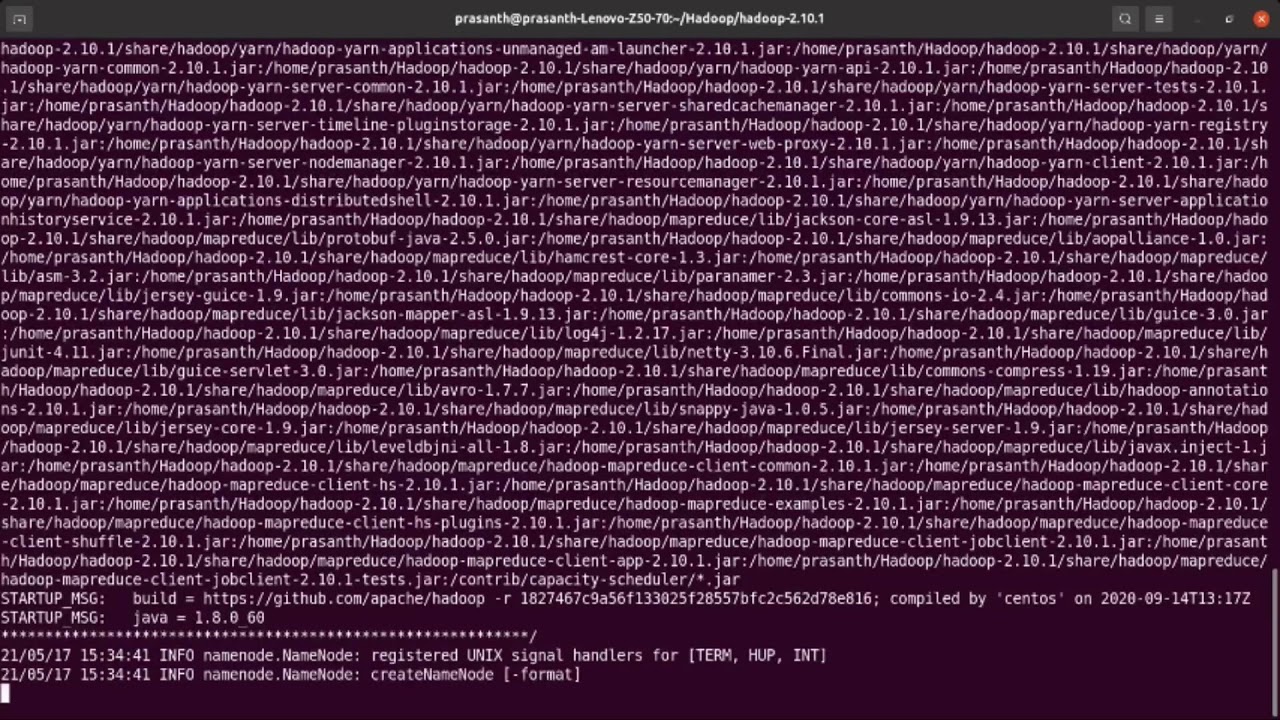 Video 1: Hadoop - How to Start Hadoop installed in pseudo-distributed Mode?