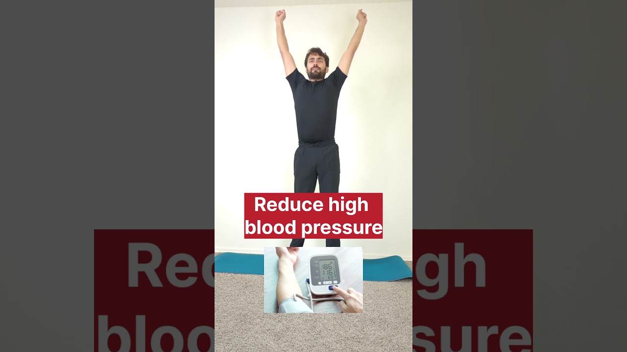 Try this simple exercise to control high blood pressure #hugh #bloodpressureapp  #heartratemonitor