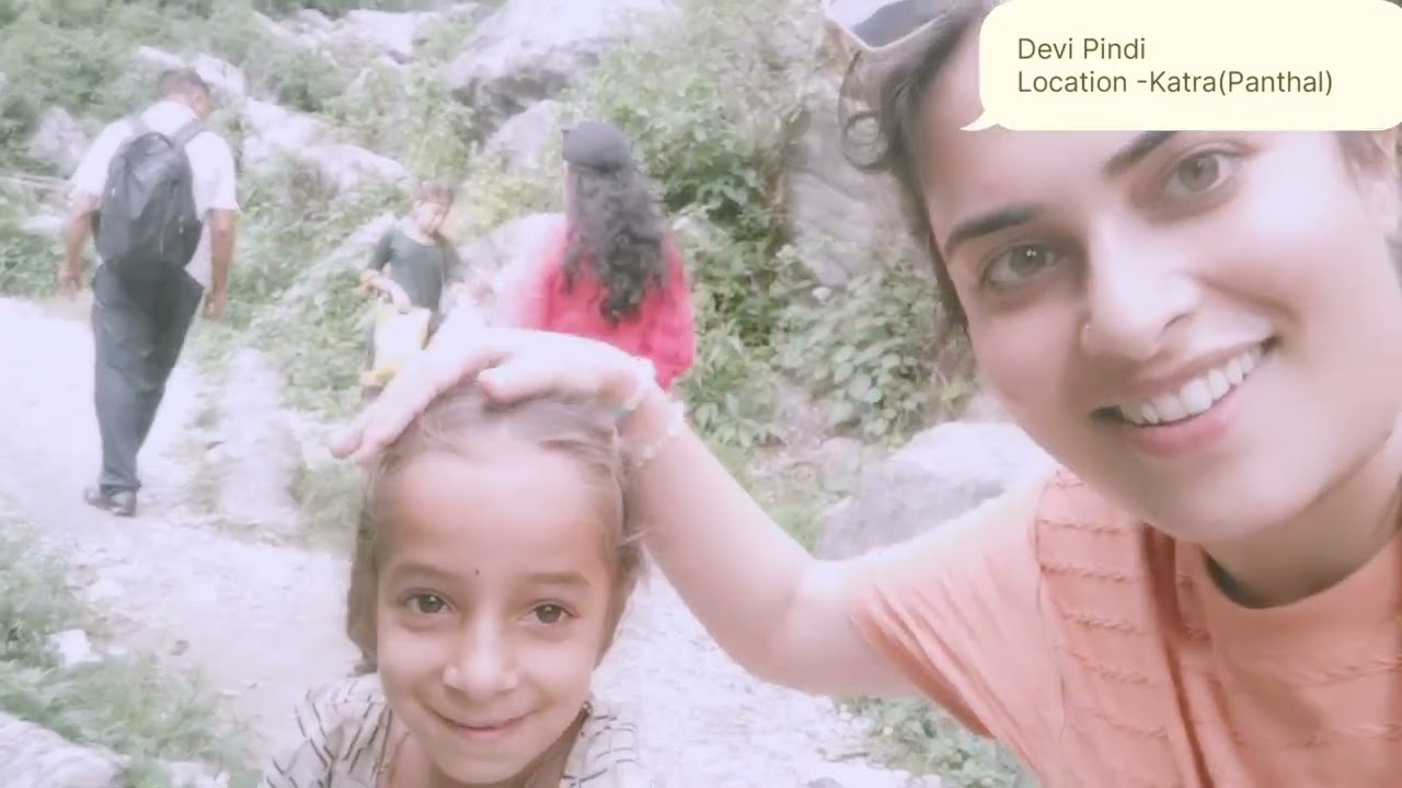 First travel || Devi Pindi trek || Jammu Panthal (Katra)#aniversery mme ppa🙏