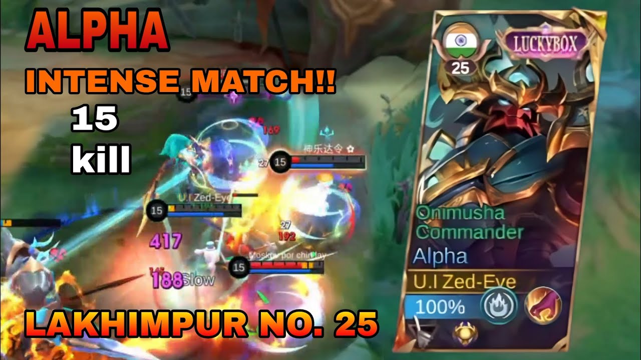 APLHA INTENSE MATCH 💀!! ( ONIMUSHA COMMANDER TRIAL CARD )