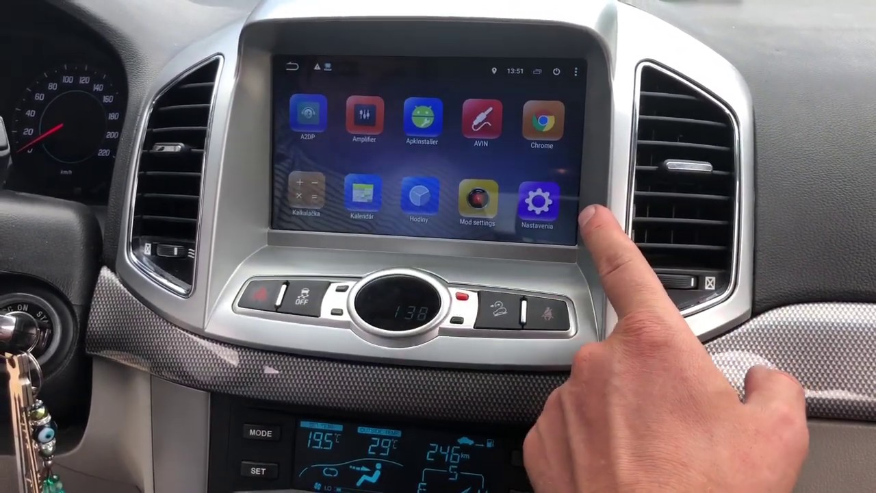 Chevrolet Captiva  removal radio  Android system whit GPS