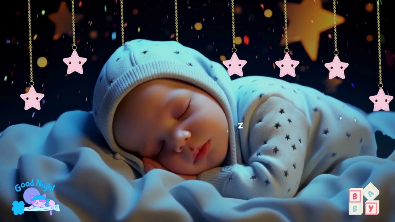 Sleep Instantly Within 3 Minutes 🌙 Help Baby Fall Into Deep Sleep 🌙 Mozart Brahms Lullaby