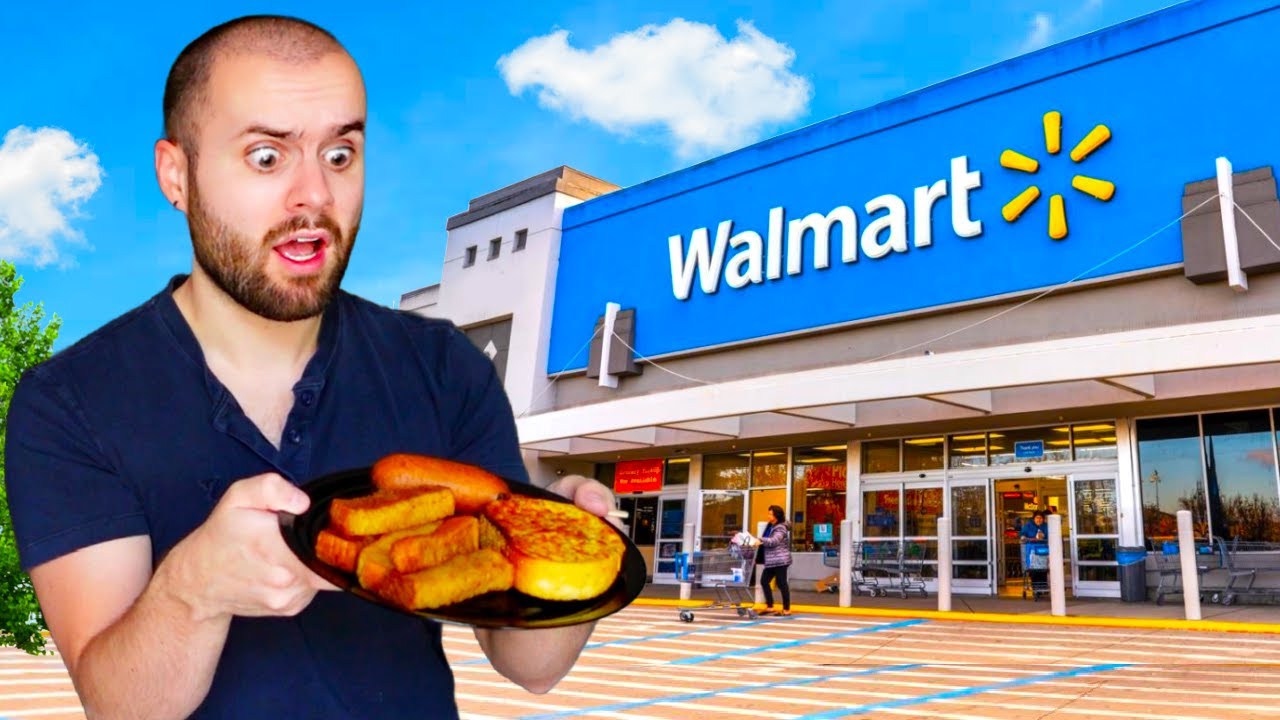 Eating WALMART Great Value Frozen Food For 24 HOURS CHALLENGE!