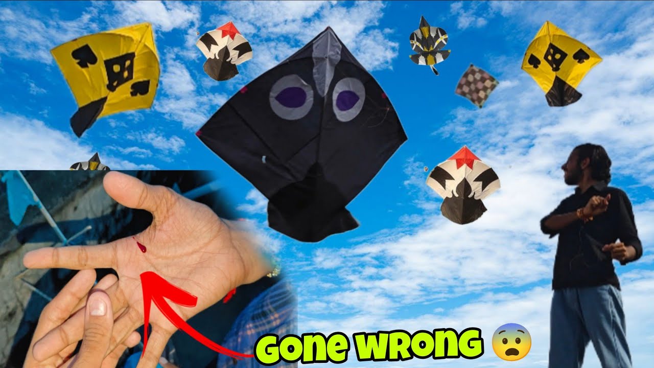 Kite flying gone wrong  😱 2025 #kite | kiye flying | Kite Vlog | 