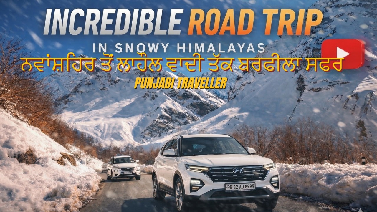 ਪੰਜਾਬ ਤੋ ਲਹੌਲ ਤਕ ਸਫਰ 2026 | Lahaul Valley Road Trip | Lahaul Valley By Car|