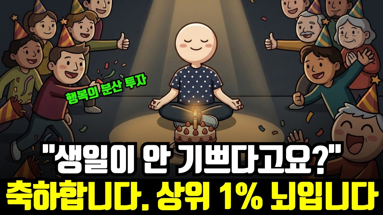생일날 아무 감흥 없는 사람들이 사실 '상위 1% 뇌'를 가졌다는 소름 돋는 증거