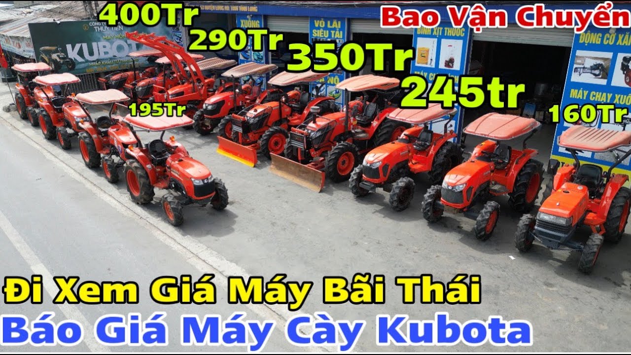 BÁO GIÁ Máy Cày Kubota Nghĩa Địa - Đi Tham Khảo Giá máy cày L3608 - L5018 -M6040 - M7040 - M9540