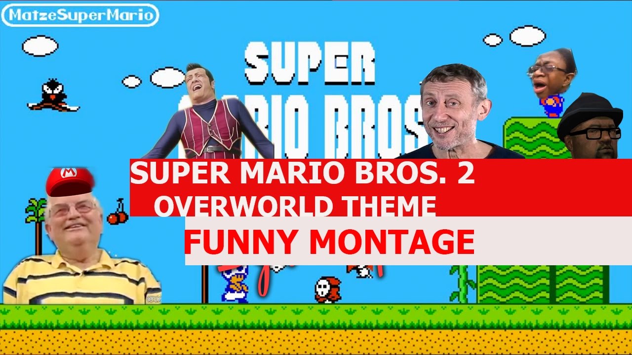Super Mario Bros. 2 Overworld Theme Remix - FUNNY MONTAGE