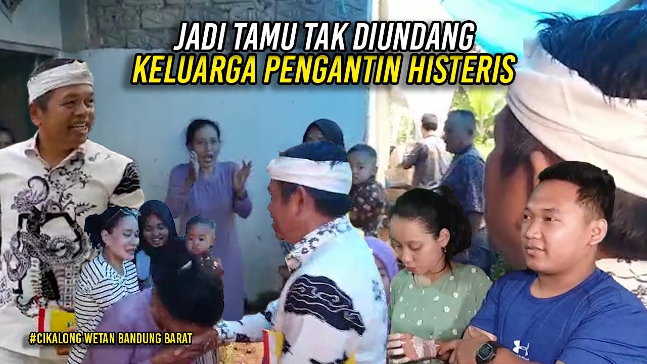 JADI TAMU TAK DIUNDANG DI CIAWI TALI-KELUARGA PENGANTIN HISTERIS DAN KEGIRANGAN