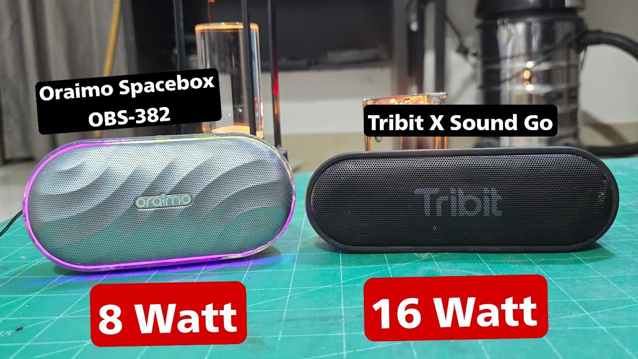 Tribit X Sound Go VS Oraimo spacebox obs-382
