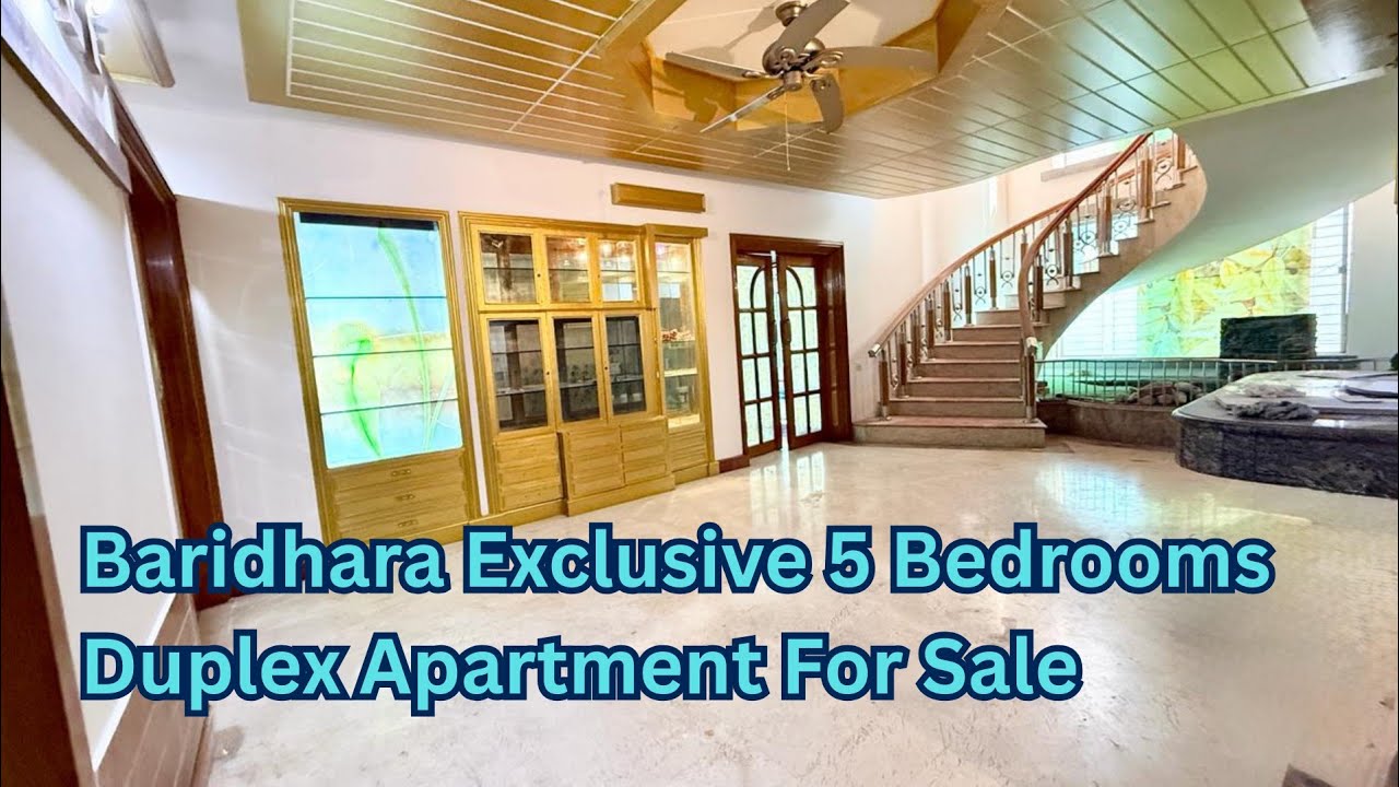 Baridhara Flat Sale l Duplex l 5 Bedrooms l Interior l Titas Gas l 4 Parking l Ready Flat l Ep-136