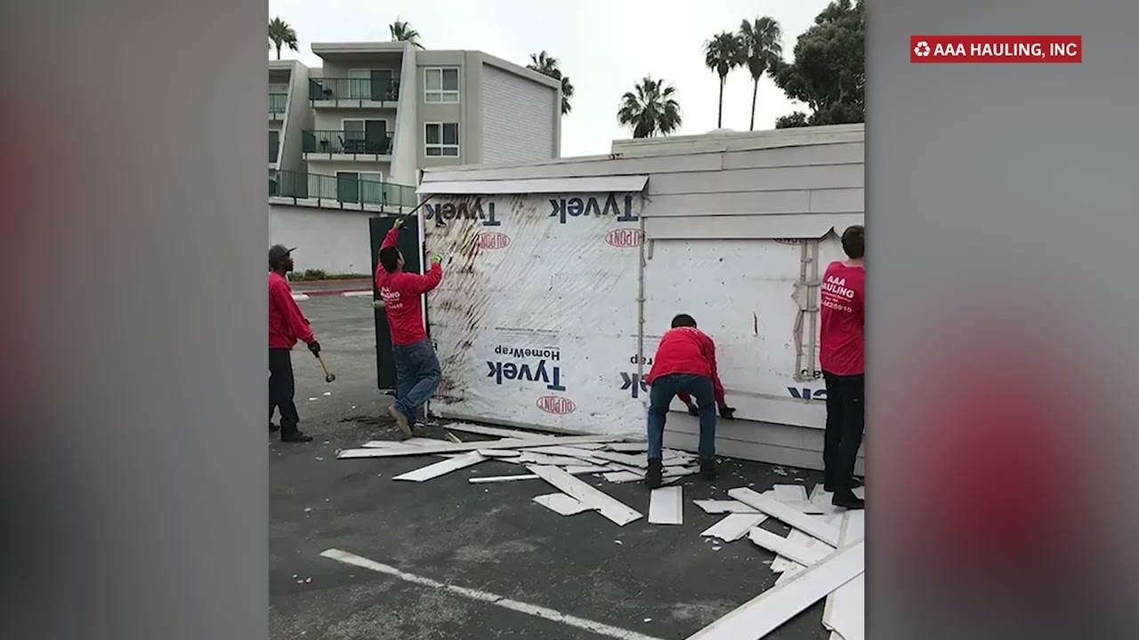 Hot Tub Demolition and Removal in Ventura County by AAA Hauling Inc