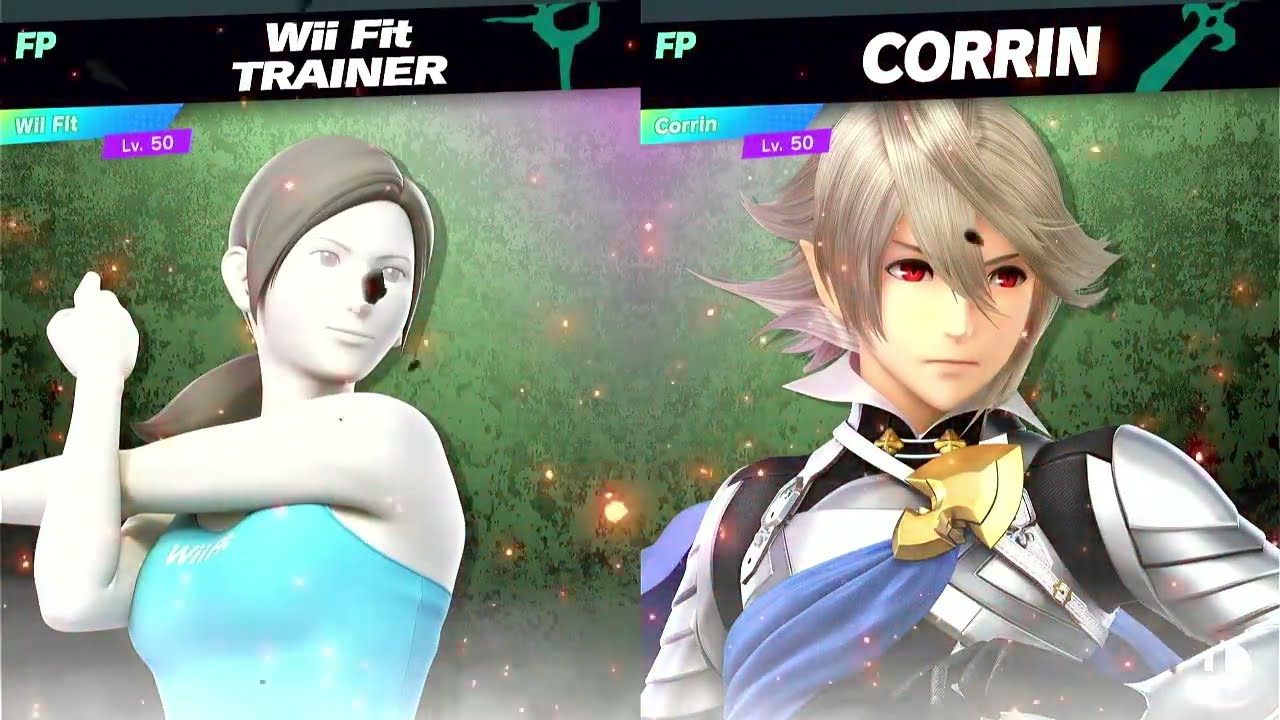 Super Smash Bros Ultimate Amiibo Fights Wii Fit vs the World EX vs Corrin