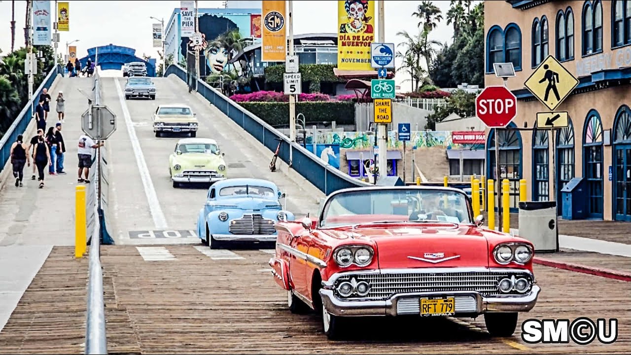𝗟𝗢𝗪𝗥𝗜𝗗𝗘𝗥 𝗟𝗘𝗚𝗔𝗖𝗬: Hundreds of Classics Roll on the Santa Monica Pier