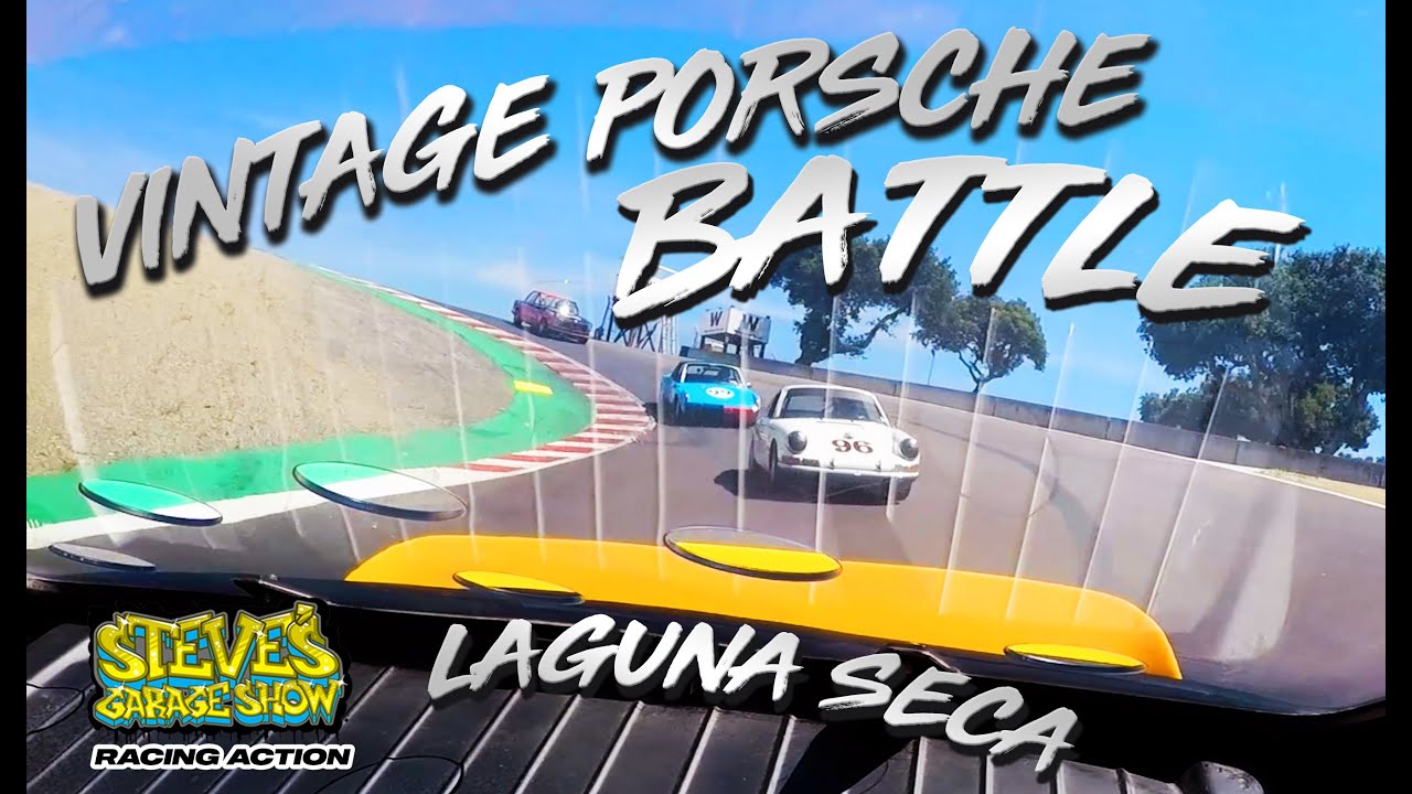 Vintage Porsche Battle Laguna Seca 2024 CSRG Laps for Laguna, June 2, 2024  Flag Race 3