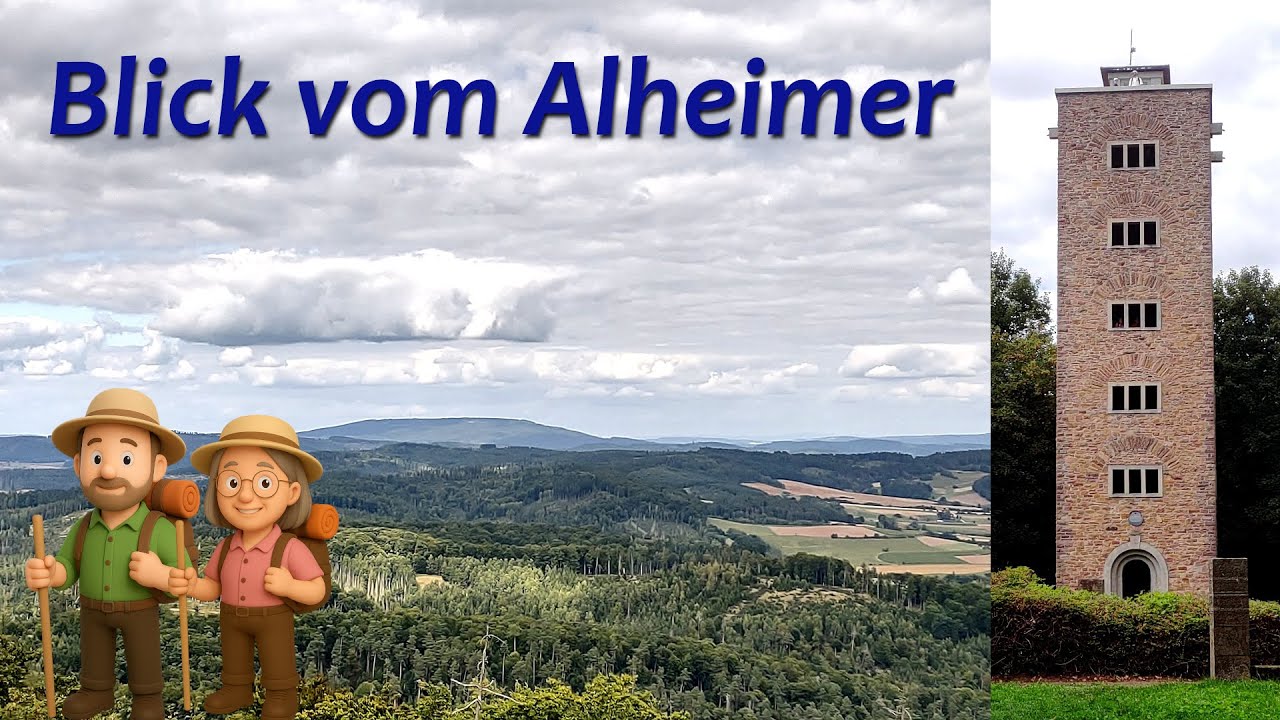 Fantastische Fernsicht vom Alheimer-Turm