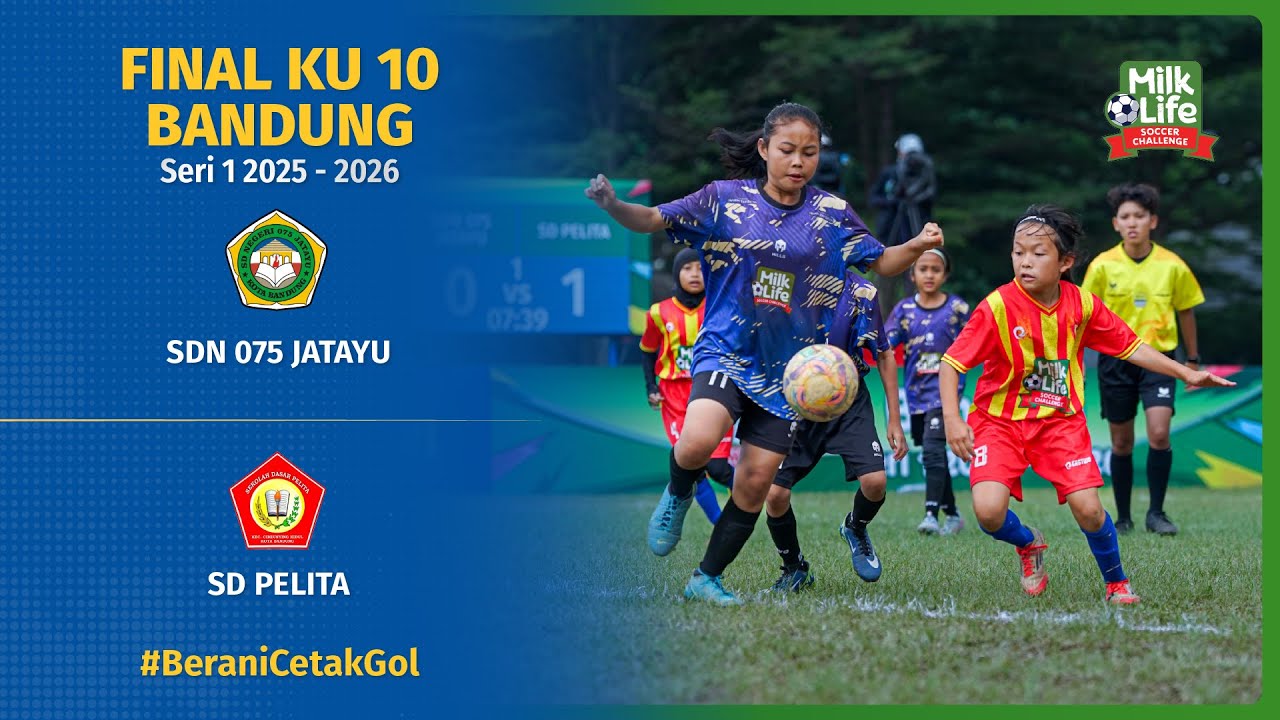 Pertandingan Final KU 10 SDN 075 Jatayu vs SD Pelita, Bandung