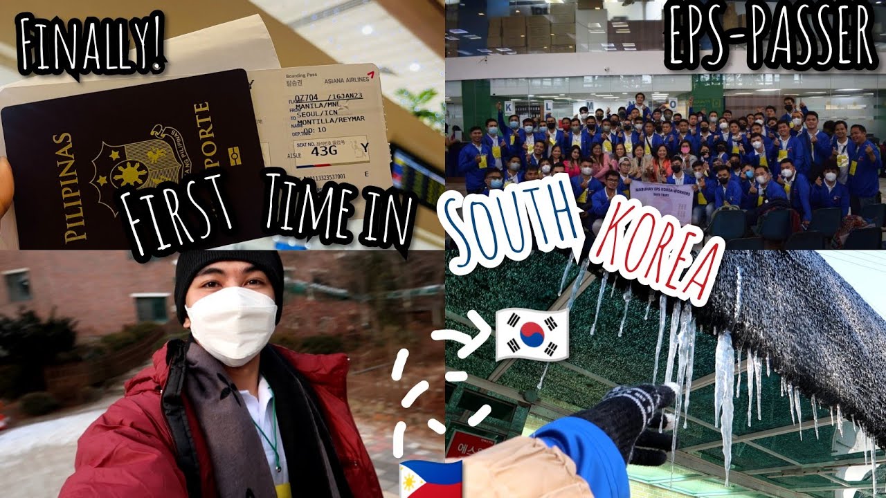 FIRST TIME KO SA SOUTH KOREA🇰🇷| WORK IN SOUTH KOREA| EPS-TOPIK PASSER| Reymart Montilla