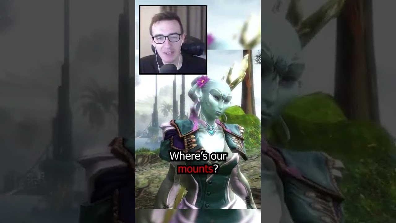 Guild Wars 2 mount reaction! 