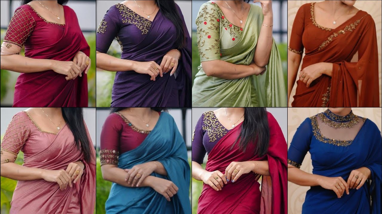 😍💫Trendy Fancy Sarees Collections| Latest Party Wear Saree Designs With Fancy Blouses❤|PART~2|